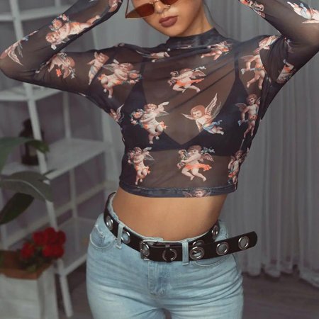 Полупрозрачная кофта