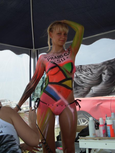 Детский пляжный бодиарт