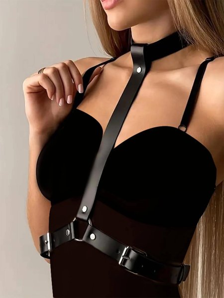 Женская кожаная портупея