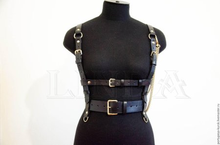 Женская кожаная портупея