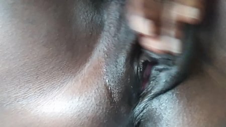 Огромный негритянский клитор