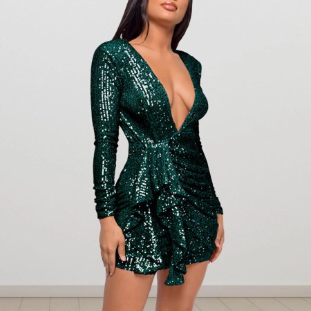 Платье с пайетками