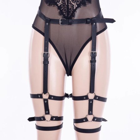 Кожаные подвязки для чулок