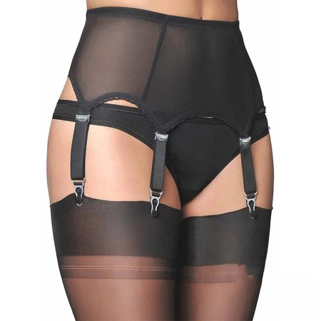 Женский пояс с подвязками suspender belt powermesh garter