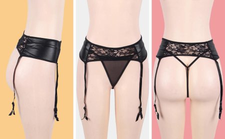 Кружевной пояс для чулок