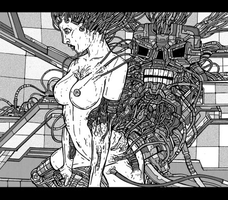 Аниме киберпанк порно