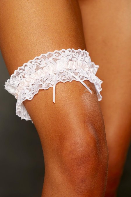 Подвязка на ногу кружевная