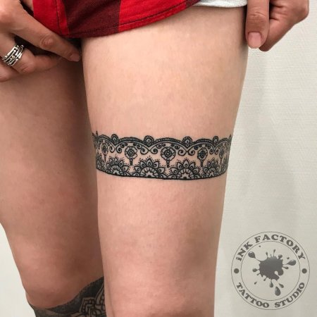 Тату подвязка