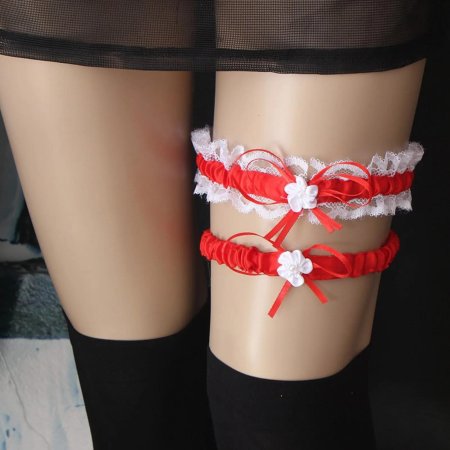 Подвязки эротические бантик