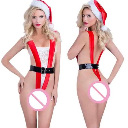 Эротический костюм санты женский