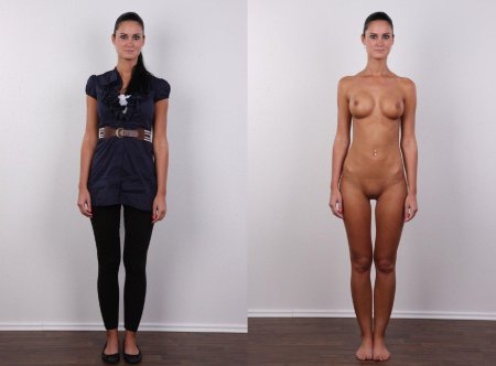 Одетые и раздетые девушки женщины