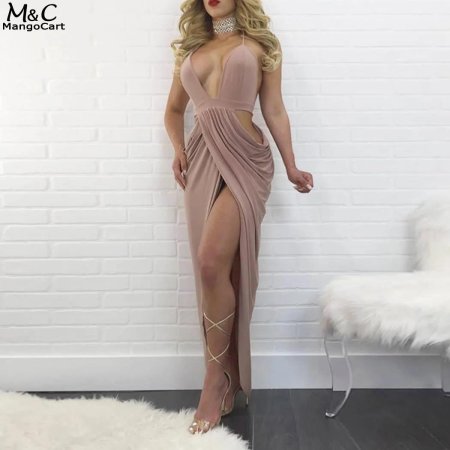 Эротичное длинное платье