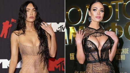 Меган фокс прозрачное платье