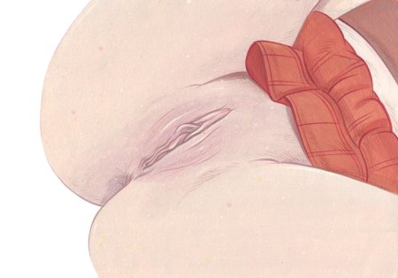 Вульва рисунок карандашом