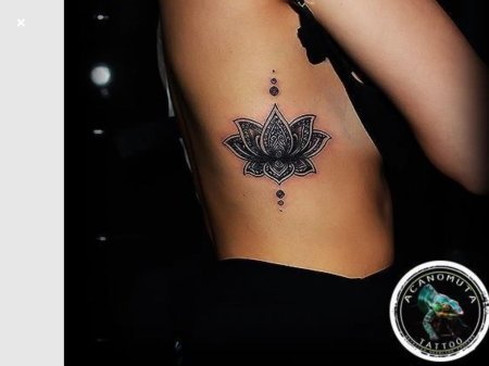 Тату лотос