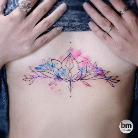 Тату лотос