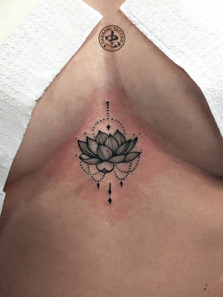 Тату мандала лотос