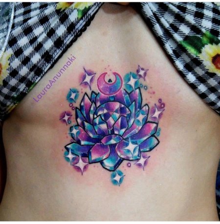 Тату лотос