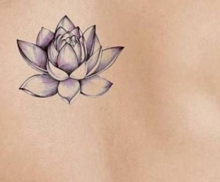 Тату лотос
