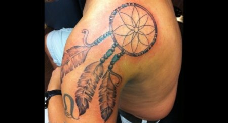 Татуировка ловец снов мужская