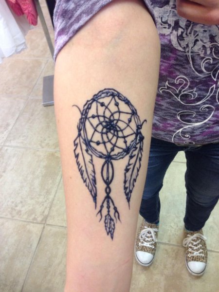 Ловец снов тату