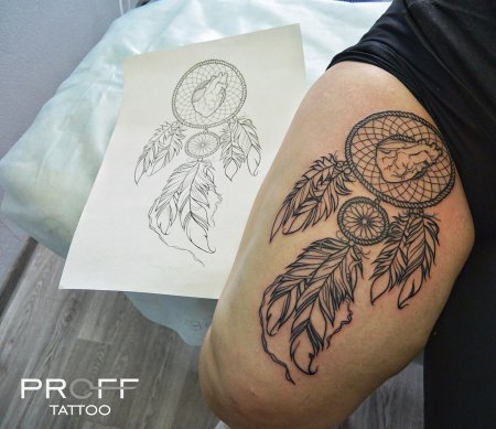 Татуировка ловец снов