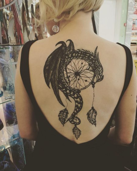 Тату ловец снов