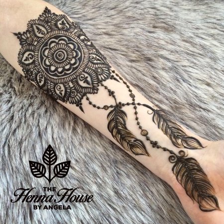 Мехенди на предплечье