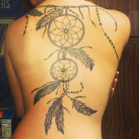 Ловец снов тату