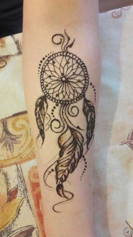 Ловец снов тату