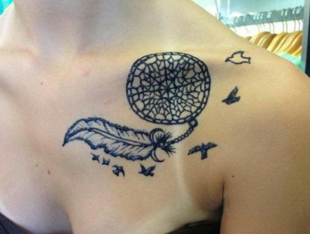 Тату ловец снов