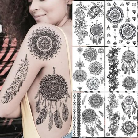 Временные татуировки хна