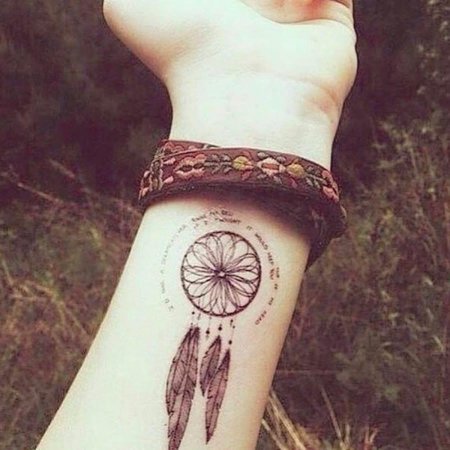 Тату ловец снов