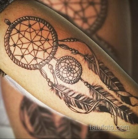 Тату ловец снов для мужчин