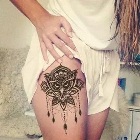 Татуировки для девушек на ляшке