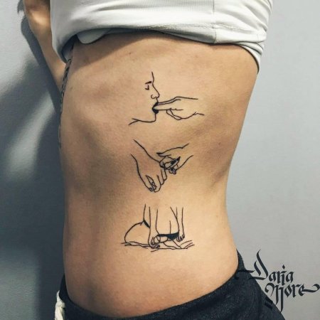 Тату лайнворк