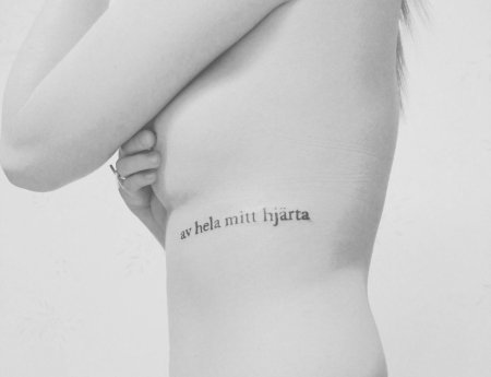 Маленькие тату для девушек