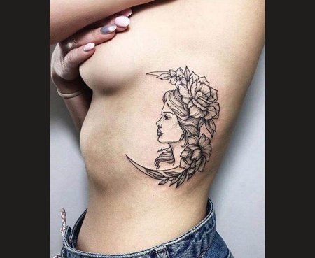 Богиня тюхе тату