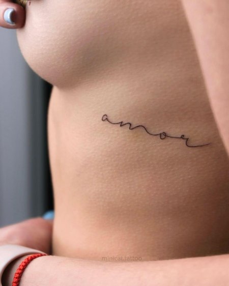 Тату надписи