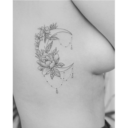 Татуировка луна