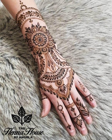 Мехенди на кисти