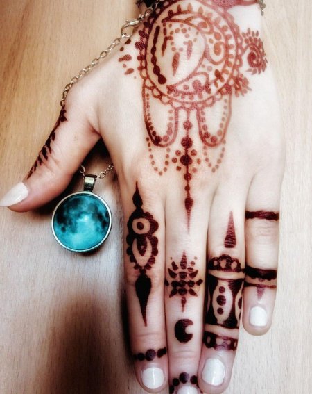 Тату хной идеи