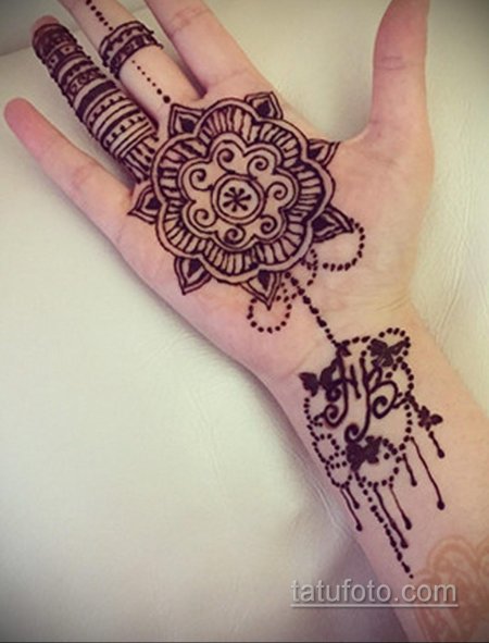 Мехенди на ладони