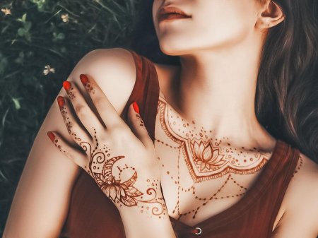Роспись хной мехенди