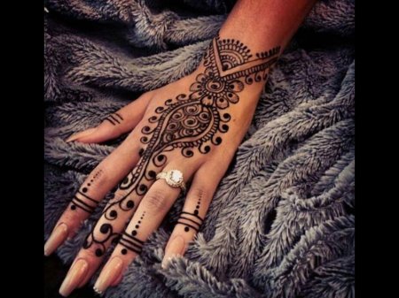 Мехенди на руке для начинающих
