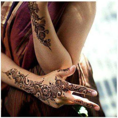 Роспись хной