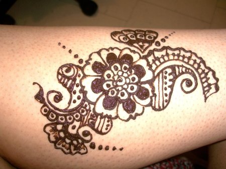 Эскизы хной