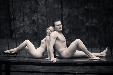 Голые пары фотосессия в студии