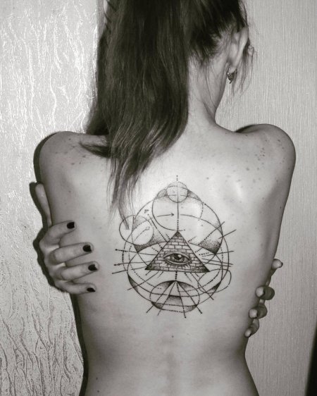 Татуировка всевидящее око
