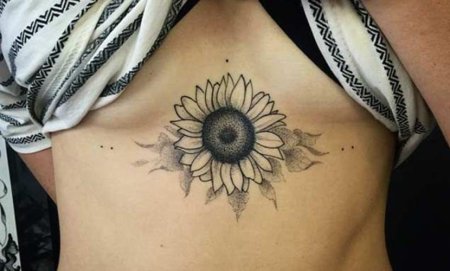 Подсолнух тату